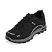 JOMIX Scarpe Uomo da Trekking Leggere Sneakers Outdoor Traspiranti per Escursioni con Suola Antiscivolo Scarpe Camminnata da Montagna e Campeggio MOS250648 Nero 43
