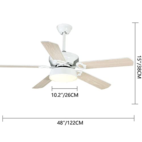 Ventilateur de plafond avec télécommande et éclairage blanc à intensité réglable - 4