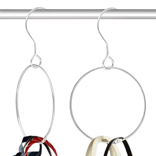 Anillo de soporte de cinta, anillo de acero inoxidable en forma de D para una fácil organización, soporte portátil para cintas Washi, anillo de exhibición de rollo de cinta para el hogar, dormitorio,