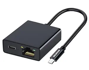 Ethernet Adapter for Fire TV Stick, Snlrntin Micro USB to RJ45 Ethernet 100Mbps Network Adapter, Compatible with Fire TV Stick 4K, Chromecast Ultra Audio and More Streaming TV Sticks