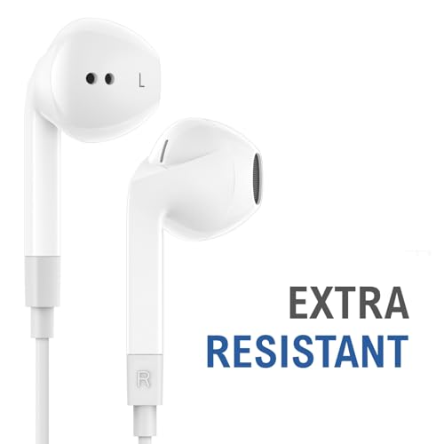 Image of LUDOS FEROX USB C Headphones for iPhone 17 16 15 Pro Max Plus Air iPad Pro, 5 Years Warranty, USB-C Earbuds for Samsung Galaxy S24 S23 Ultra S22 S21 FE S20 Z Flip 3 Fold 4 A53, USB Type C Earphones