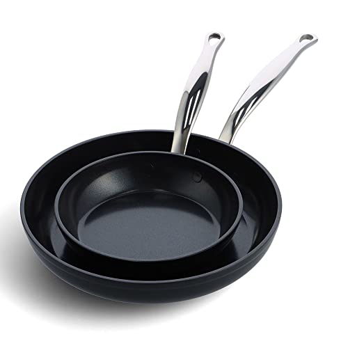 Greenpan - Juego de 2 sartenes Barcelona Pro 20 y 28 cm + protector