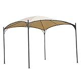 La tela de poliéster de 180 g/m² tiene un revestimiento de poliuretano impermeable, por lo que las noches cálidas no llegan a un rápido final debido a la lluvia.