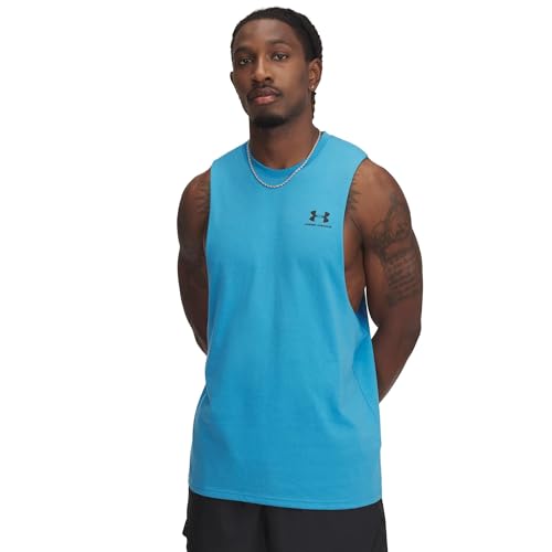 Under Armour Mens Sportstyle Left Chest Cut-Off T-Shirt product thumbnail 19