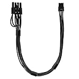 Longueur: 20 cm conecto CC20020 Câble adaptateur secteur pour carte graphique PCIe 6+2-broches pour Mac Pro 20 cm Noir