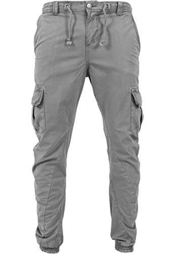 Urban Classics Herren Hose Cargo Jogging Pants, Darkgrey, L