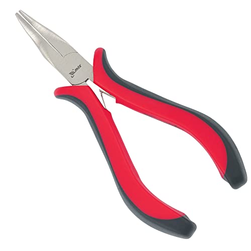 MINI ALICATE BICO MEIA CANA CURVO, 5 POL 130 MM, NIQUELADO,