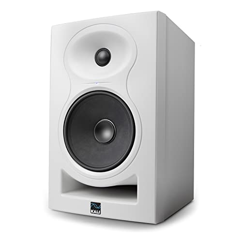 kali audio lp-6w v2 6534 project lone pine powered studio monitors - low-noise bi-amped professional studio speakers for music production - 80w 115db max spl - trs rca xlr inputs