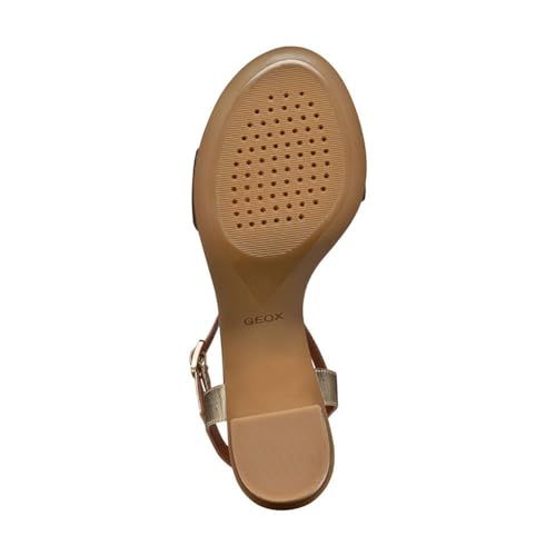 Geox Girls D Aurely 50 B Sandals, Gold, 62