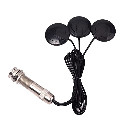Image of 6.35mm Pickup Piezo 3 Transducer for Acoustic Guitar Ukulele Mandolin Violin