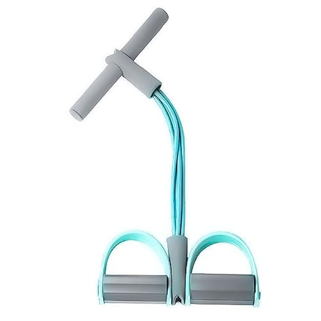 Multifunction Tension Rope, Elastic Yoga Pedal Puller Resistance Band, Hand Grip Strengthener Fitness Equipment, for Abdomen/Waist/Arm/Leg Stretching Slimming Training (Color : #5, Size : 1pc)