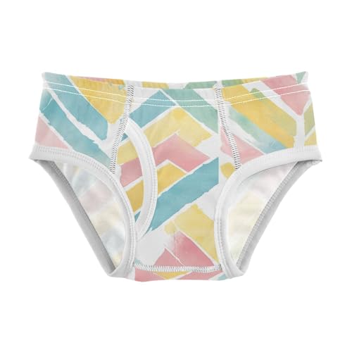 KLL Jamaican Color Zigzag Pattern Baby Boys Soft Briefs Underwear Breathable Children Panties