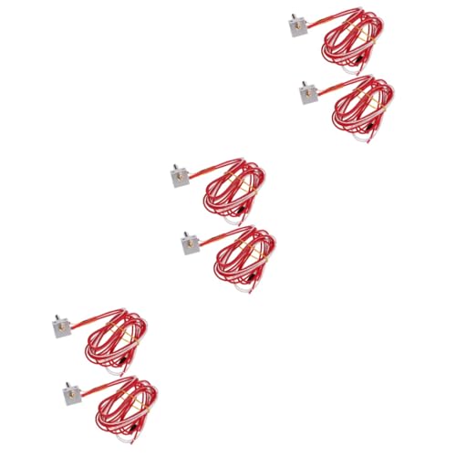 SOLUSTRE 6pcs Printer Nozzle Extruder Part Direct Feed Filament Nozzle Hot End Kit for Diy Repair Kit