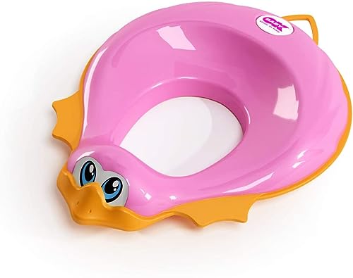 OKBABY Ducka - Riduttore per WC con Bordo Antiscivolo - Fucsia