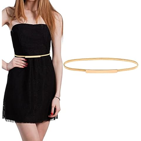 Discoball - Cinturón elástico con hebilla de metal entrelazada Cover