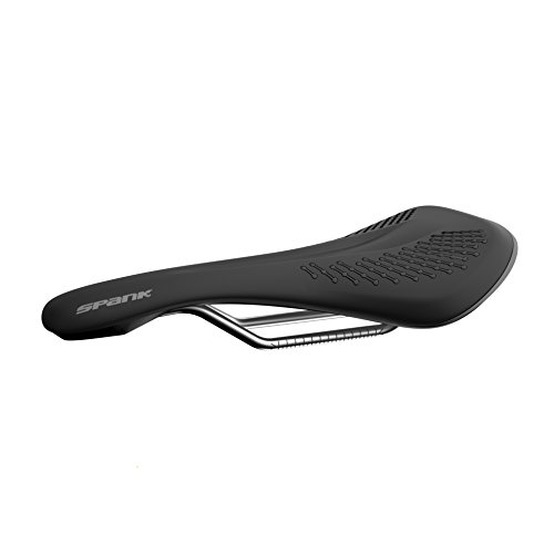 Spank Oozy Unisex Adult Bicycle Saddle, Black/Grey, black / grey