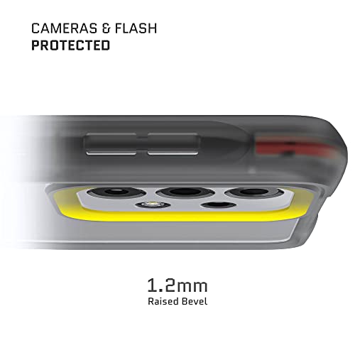 Image of Ghostek COVERT Shockproof Samsung A33 5G Case Premium Thin Protective Phone Cover Slim Lightweight Design Heavy Duty Shock Absorbent Grip Bumper Designed for 2022 Samsung Galaxy A33 5G (6.4in) (Smoke)