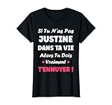 t shirt justin timberlake Léger, Coupe classique, manche à double couture et ourlet à la base