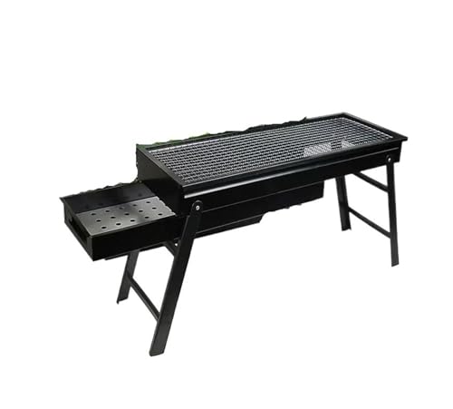Genérico Barbacoa Grande, Parrilla de Barbacoa, carbón portátil Plegable, Quemador Picnic for Acampar al Aire Libre, Horno