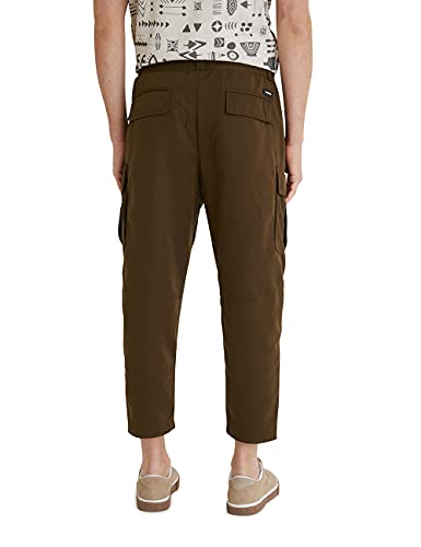 Desigual Pant_Arvel Pantaloni Casual, Verde, 38
