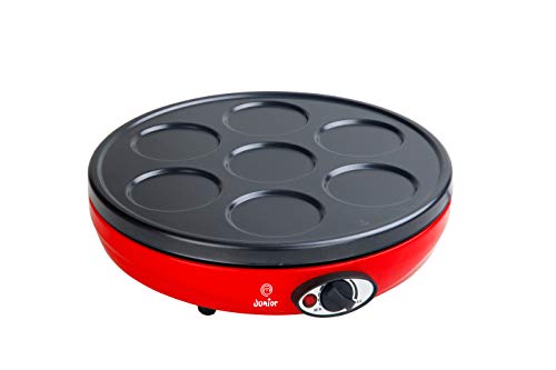 Masterchef Junior Crepera Easy Party - Leistung 1000 W, 2 austauschbare Antihaft-Platten, austauschbar für Crpes und… – Bild 4