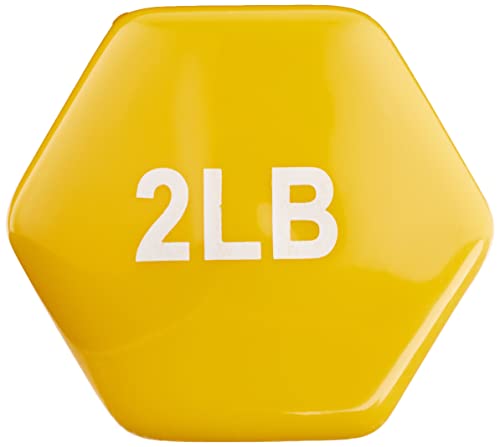 Amazon Basics Vinyl Hexagon Workout Dumbbell Hand Weight - Image 5