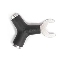 BTFL Rollschuh Skate Tool, Y-Tool mit genormten Komponenten für alle Rollschuhe, Multitool Werkzeug für Wheels, King Pin und Stopper, Multifunktionswerkzeug Sechskantschlüssel