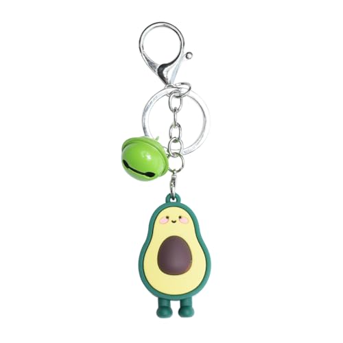 AIMPLANACT 1 x Cute Cartoon Avocado Keychain Charm...