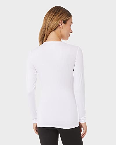 32 Degrees Women's Lightweight Baselayer Crew Top | Long Sleeve | Form Fitting | 4-Way Stretch | Thermal4