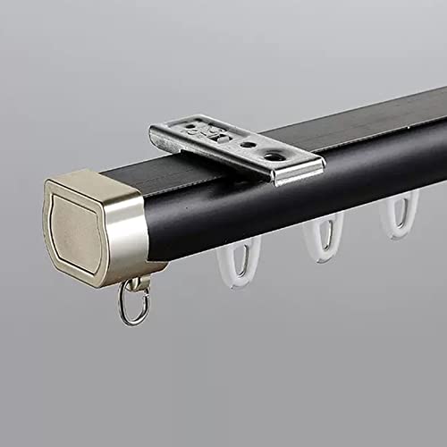 Rail rideau plafond noir avec accessoires pour porte coulissante et lit - 2
