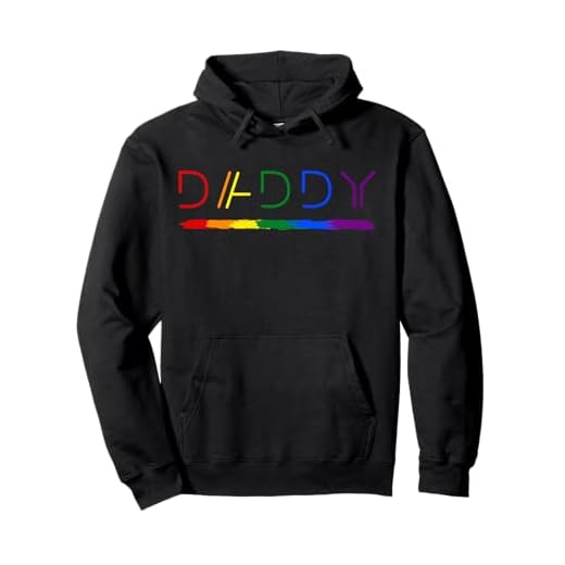 Daddy Gay Lesbian Pride LGBTQ Inspirational Ideal Gift Pullover Hoodie