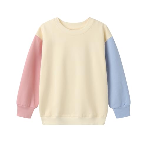 Sweat-shirt col rond fille en molleton respirant
