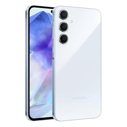 Samsung Galaxy A55 5G A556E 128GB Dual-SIM GSM Unlocked Android Smartphone (Latin Variant/US Compatible LTE) - Awesome Ice Blue - Image 5