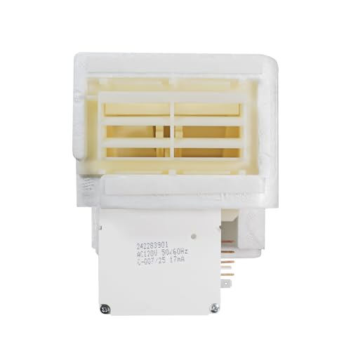 242303001 Refrigerator Damper Control Assembly Compatible with Frigidaire White-Westinghouse Crosley Replacement Part PD00029645 3016452 AP5788340 PS8746718 EAP8746718 NTBE001ZA1 242283901