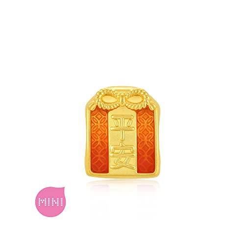 CHOW SANG SANG 999 24K Solid Gold Cultural Omamori Mini Charme Bracelet for Women 92668C2