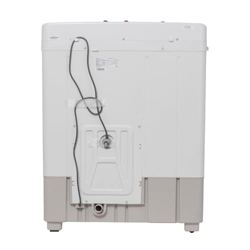 Image of SHARP 7 kg, 5 star with E-Spin Pulsator,Semi-Automatic Top Loading Washing Machine, 1300 RPM (ES-SD70NB-PR, Ruby Red, Pure Wave)