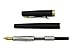 erofa Duke 209 Bent Nib Fountain Pen Matte Black, Fude Calligraphy Writing Pen with Converter