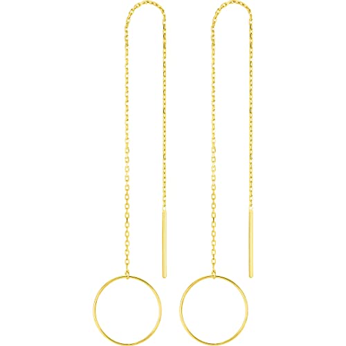 Boucles d'Oreilles Cercles Or pour femme : le bijou idéal du bureau aux grandes soirées