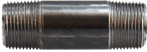 Midland 57-082 Black Steel Nipple, SCH 40 Welded, 3/4
