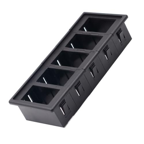 Support de interrupteur à bascule USB encastrable Anneome double kit de montage véhicule et PC