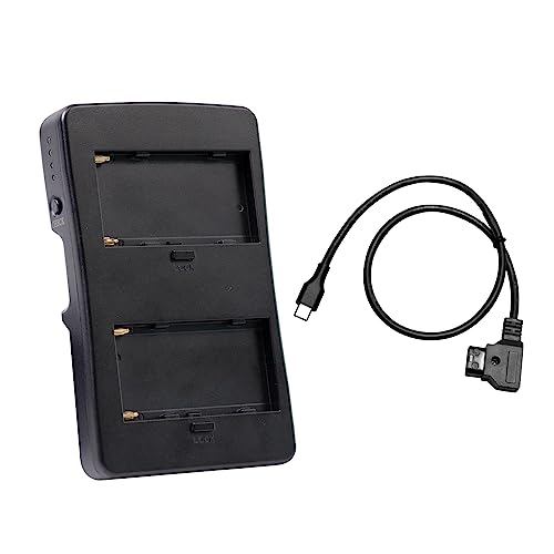 DRRI NP-F Zu USB-C Adapterkabel – Für COLBOR CL100X/CL60 LED-Leuchten, Mit D-Tap Auf V-Mount, Stromversorgung Für Studio-Beleuchtung