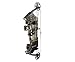Barnett Vortex Hunter G3 Compound Bow - 45-60lb Draw Weight, 26-30in Draw Length, Veil Camo, with D Loop, Arrow Rest, Quiver, Stabilizer, Adjustable 3 Pin Fiber Optic Sight - for Teens & Adults