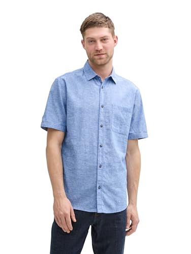 TOM TAILOR 1045098 Chemise Homme en coton casual chic au quotidien