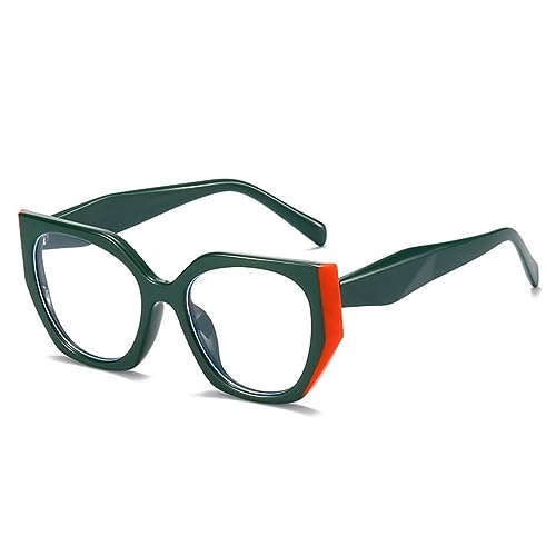 Lunettes cat eye vertes MUTYNE à monture bicolore mode pour femme