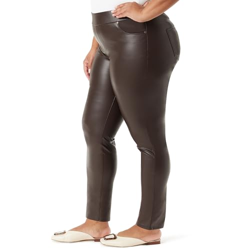 Gloria Vanderbilt Women's Avery Slim Pull on Pant Plus2