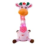 Edencomer Singing Dancing Giraffe Toy, Volume Control Talking Giraffe Speaking Toys for Baby Toddler Encourage Speech, Birthday Gifts for Kids Boys Girls (Purple)