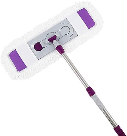 Bvdsg Easy Microfiber Self Wringing Mop with Extended Handle Self Twisting Rotary Mop Hands Free Wash Squeeze Mop for Floor Cleanin