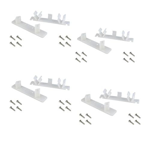 False Front Cabinet Clips 2 Sets with Screws Instructions - Tenn-Tex False Front ClipsFalse Drawer Clips 4 14 Opening 2 Sets