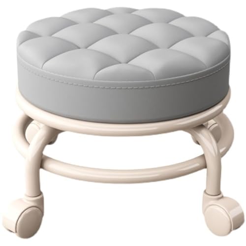 Taburete pequeño con ruedas para pedicura