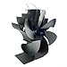 ventilador de chimenea con 6 aspas que aumenta la eficiencia de calefacción para estufas de leña y pellets Imagen de ventilador de chimenea con 6 aspas que aumenta la eficiencia de calefacción para estufas de leña y pellets